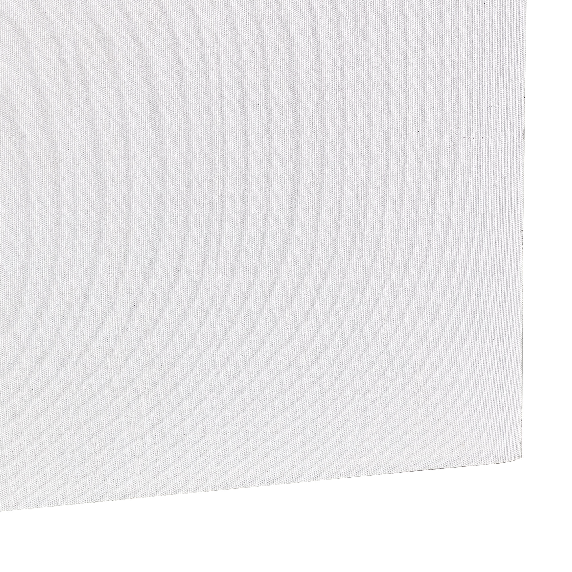 Serena Rectangular, 200 x 100 x 140mm Faux Silk Fabric Shade, White D0879  Deco Serena